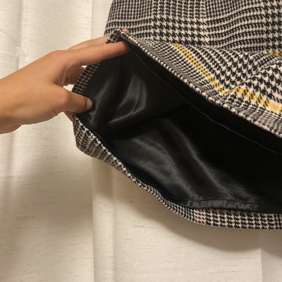 OBEY plaid mini skirt size 26 - Picture 3 of 6